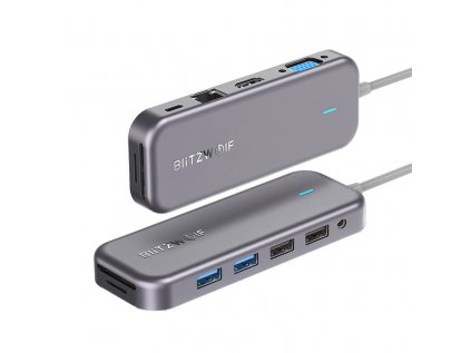 Adaptér 11w1 Blitzwolf BW-TH8 Hub USB-C