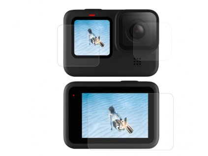 Tvrdené sklo Telesin na obrazovku a objektív pre GoPro Hero 11/10/9 (GP-FLM-901)