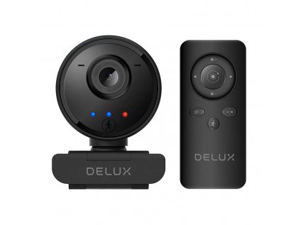 Webová kamera Delux DC07 s mikrofónom (čierna)
