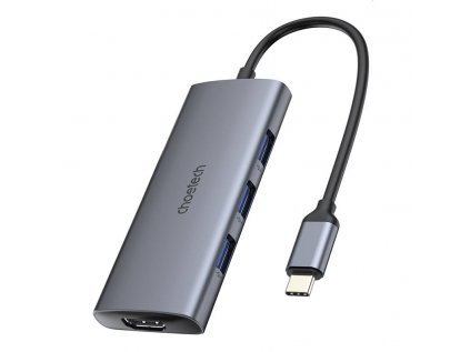 Adaptér 7w1 Choetech HUB-M19 USB-C