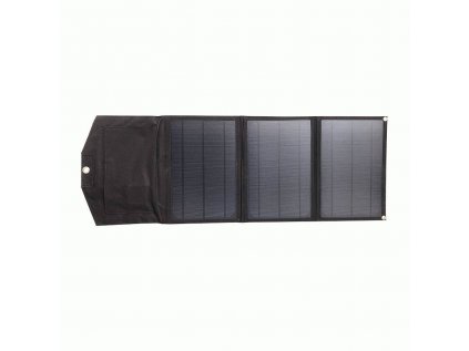 XO XRYG-280-3 21W 2x USB skladacia solárna nabíjačka (čierna)