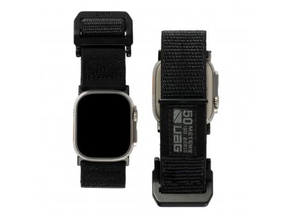 UAG remienok Active Watch Strap pre Apple Watch 44/45/49mm - Graphite/Black