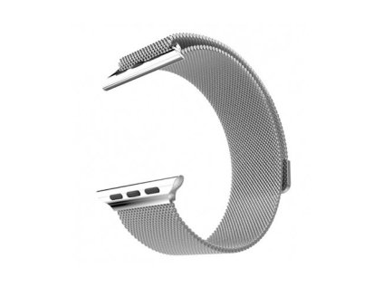 HOCO remienok Milanese Edition pre Apple Watch 42/44 mm - Silver
