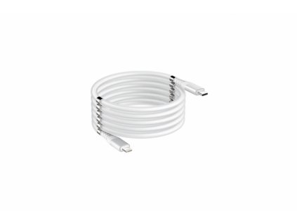 Magnetický samonavíjací USB nabíjací kábel (Type-C to Lightning) (180cm)
