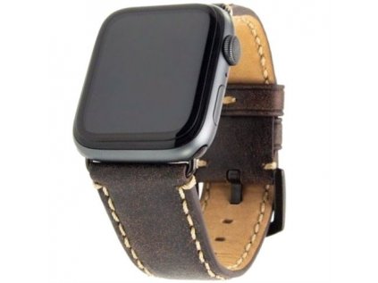 FIXED Berkeley kožený remienok pre Apple Watch 42/44/45/49mm s čiernou sponou,veľkosť...