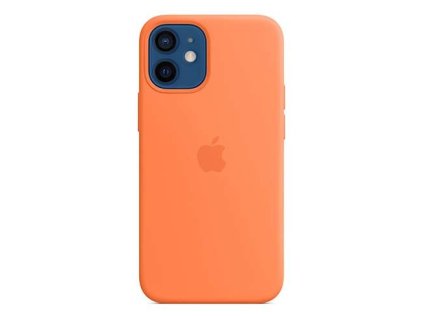 Apple iPhone 12 mini Silicone Case with MagSafe - Kumquat