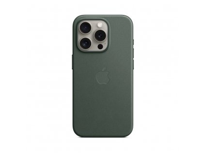 iPhone 15 Pro FineWoven Case with MagSafe - Evergreen