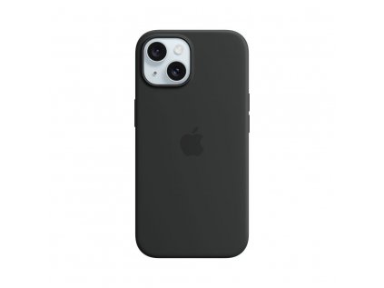 iPhone 15 Silicone Case with MagSafe - Black