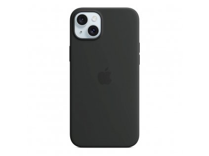 iPhone 15 Plus Silicone Case with MagSafe - Black