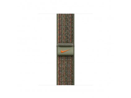 Apple Watch 41mm Sequoia/Orange Nike Sport Loop