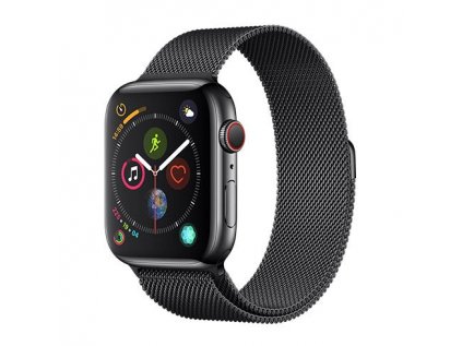 Devia Apple Watch Elegant Series Milanese Loop 44/45/49mm - Space Black