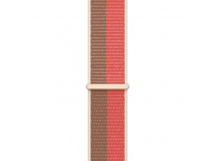 Apple Watch 41mm Pink Pomelo/Tan Sport Loop - Regular