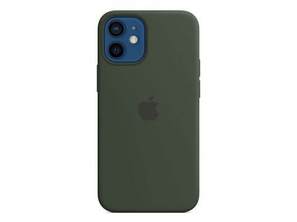 Apple iPhone 12 mini Silicone Case with MagSafe - Cypress Green