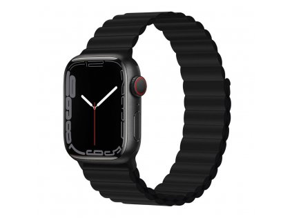 Devia remienok Deluxe Series Sport3 Silicone Magnet Band 44/45/49mm - Black