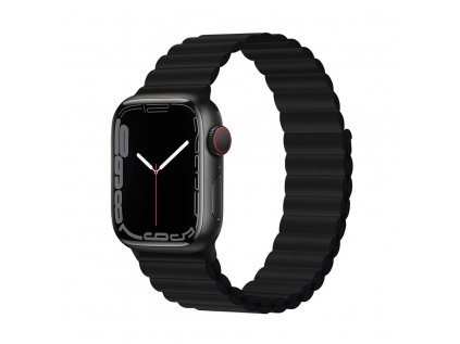 Devia remienok Deluxe Series Sport3 Silicone Magnet Band 40/41mm - Black