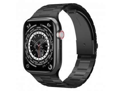 Elago remienok Metal Band pre Apple Watch 42/44/45mm - Black