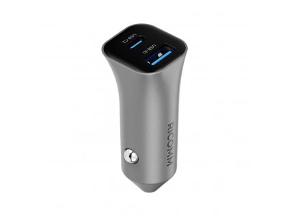 Nabíjačka do auta 38W Ricomm RA381 1xUSB-A, 1xUSB-C