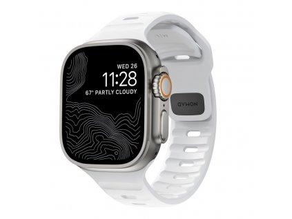 Nomad remienok Sport Strap pre Apple Watch 42/44/45/49mm - White