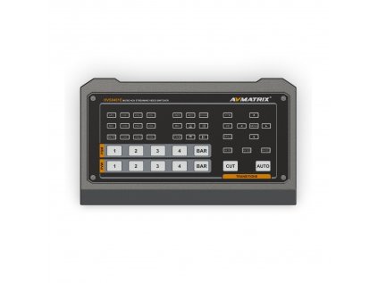 AVMATRIX HVS0401E Mikro 4-kanálový prepínač videa HDMI a DP so streamovaním a nahrávaním