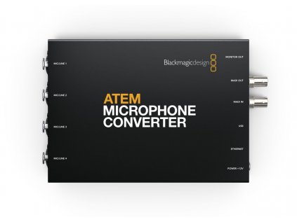 Blackmagic Design Konvertor mikrofónu ATEM