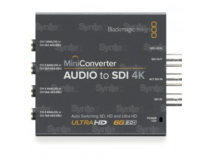Blackmagic Design Mini prevodník zvuku na SDI 4K