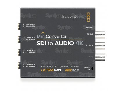 Blackmagic Design Mini prevodník SDI na zvuk 4K