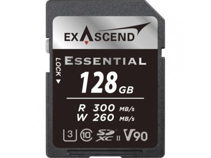 Exascend 128GB Essential UHS-II SDXC pamäťová karta