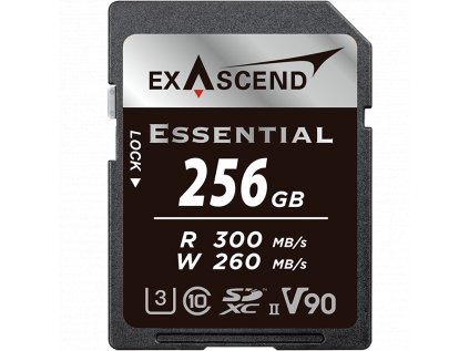 Exascend 256 GB Essential UHS-II SDXC pamäťová karta