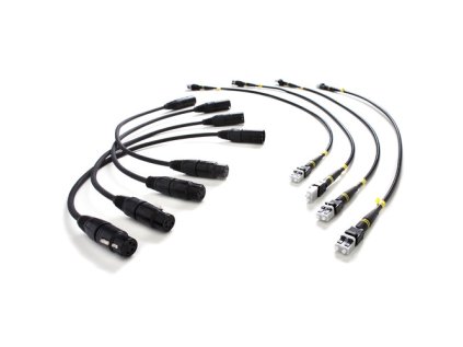 FieldCast Sada prepojovacích káblov 8 pre FC Power Panel One (4 XLR + 4 LC)