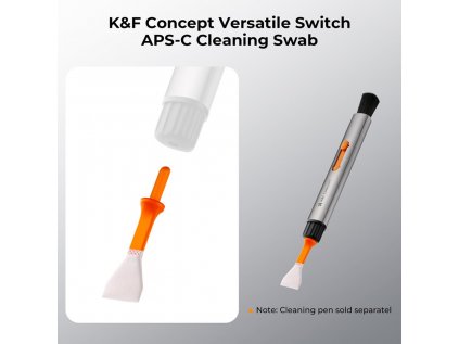 K&F Concept Súprava 10 ks dvojhlavých čistiacich tyčiniek, sada čistiacej tyčinky na...