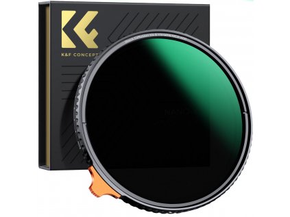 K&F Concept 72mm Black Mist 1/4 + ND2-400 variabilný ND filter