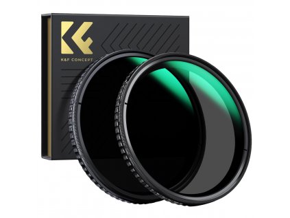 K&F Concept Sada 72 mm variabilného ND filtra 2ks ND2-32 & ND32-512