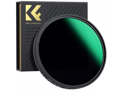 K&F Concept K&F 52MM XV40 Nano-X Variabilný/Fader ND Filter, ND8~ND128, W/O Black Cross