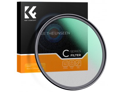 K&F Concept Čierny hmlový filter K&F 77MM série C 1/8, ultratenký viacvrstvový zelený...