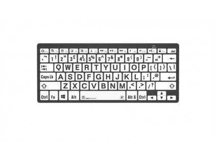 LogicKeyboard Logická klávesnica XLPrint Bluetooth Black on White UK PC