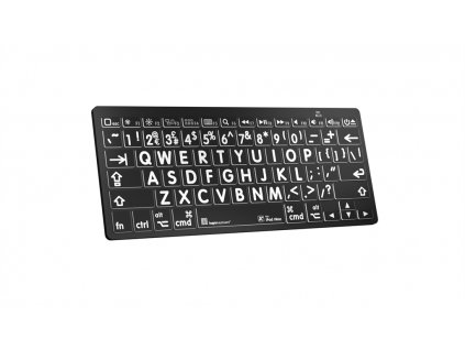 LogicKeyboard Logická klávesnica XLPrint Bluetooth White on Black UK