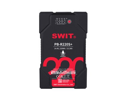 Swit PB-R220S+ | 220 Wh Vodotesný IP54 Robustná batéria pre vysoké zaťaženie | V-Mount
