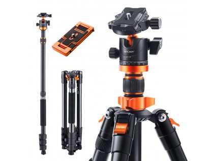 K&F Concept K&F 1,6 m hliníkový statív Odnímateľný monopod s rýchloupínacou doskou,...