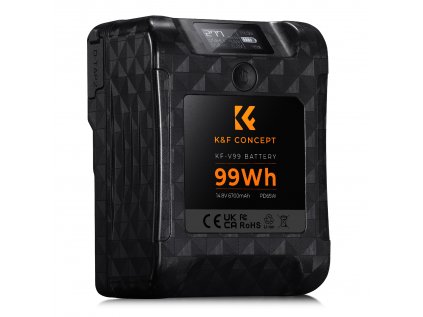 K&F Concept K&F MINI V-Lock 99Wh batéria podporuje 65W PD Fast Charge, 6700mAh, pre...