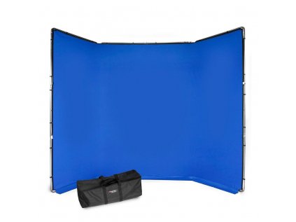 Manfrotto Súprava pozadia ChromaKey FX 4x2,9 m modrá