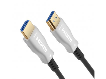 PremiumCord vysokorýchlostné optické vlákno s éterom. 4K@60Hz kábel 3m, M/M, pozlátené...