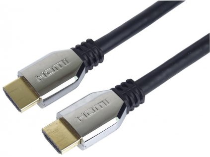 PremiumCord ULTRA HDMI 2.1 High Speed + Ethernet kábel 8K@60Hz 1m zlatý