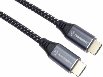 PremiumCord ULTRA HDMI 2.1 High Speed + Ethernet kábel 8K@60Hz 2m zlatý