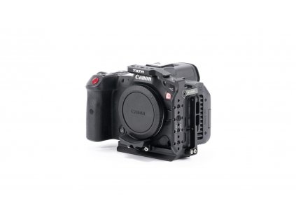 Tilta Polovičná klietka na fotoaparát pre Canon R5C - čierna