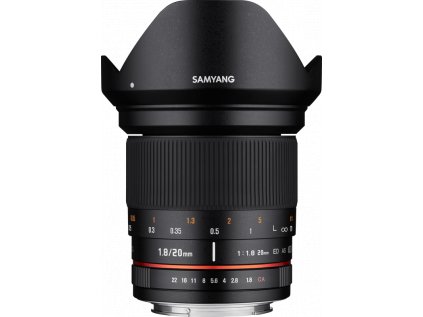 Samyang 20 mm f/1,8 ED AS UMC Canon EF