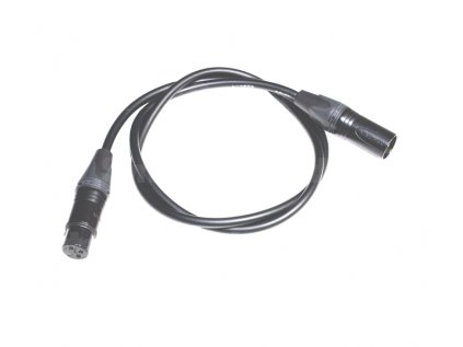 Canare L-2T2S mikrofónový kábel 6,0 mm, XLR (M) / XLR (F) 1 m, BLK