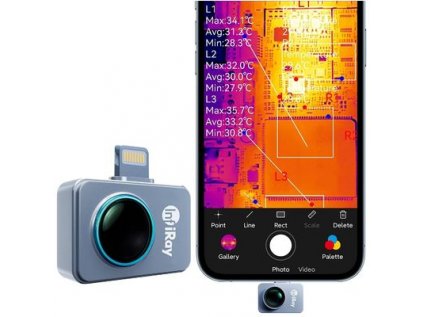 Termokamera InfiRay P2 Pro a termovízia pre mobilné telefóny, iOS