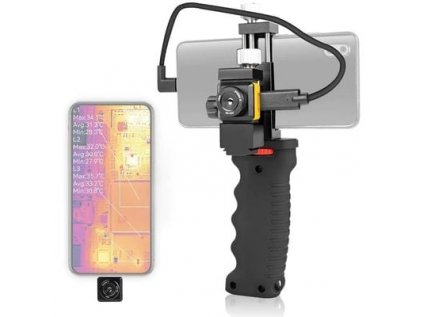 Termokamera a termovízia Infiray T2S Plus pre mobilné telefóny s držiakom EASYGRIP, Android, USB-C