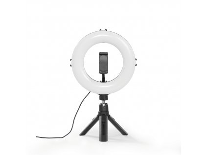 Hama SpotLight Smart 80 II, kruhové LED svetlo 8", držiak mobilu, diaľková spúšť,...