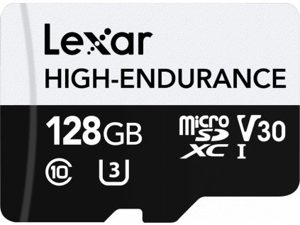 Lexar microSD High-Endurance microSDXC UHS-I/U3/10 R100/W45 (V30) 128 GB